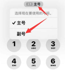 勉县苹果14维修店分享iPhone 14 Pro Max使用副卡打电话的方法 